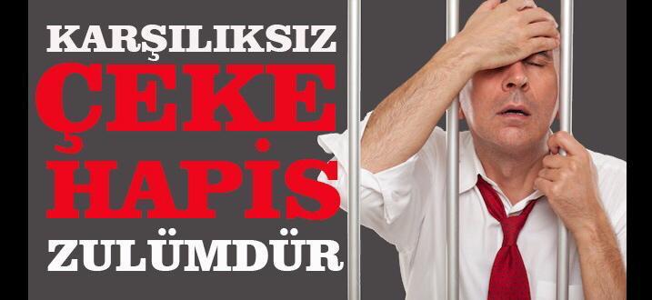 <a href="/avidrissahin/">Av. İdris Şahin</a> <a href="/HaberturkTV/">Habertürk TV</a> <a href="/kubrapc/">kübra par</a> büyük şirketler konkordato ile korunurken onlardan alamadığı için çekini ödeyemeyen esnaflar 5 sene hapse mahkum ediliyor
#cekehapi̇scezasikalksin diye olmayan suçlarına af istiyorlar
Ekonomik krizlerin sorumlusu yüzbinlerce esnaf değildir
Çeke Hapis cezası ailelere ZULÜMDÜR