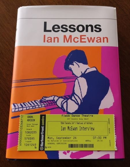 Privileged to be in the audience last night at the 'Ian McEwan with Eleanor Wachtel' conversation. 'Lessons'  has to be the best book I've read in a long time. A great treat to hear the author discussing it. @Festofauthors #FestofAuthors22 lornahunting.com