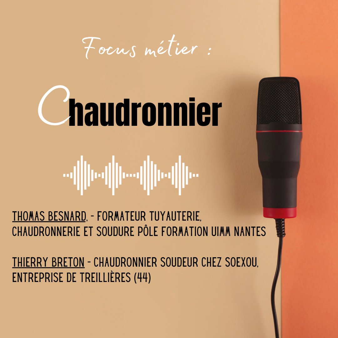 🎙️Aujourd'hui, découvrez le 12e épisode de l'émission "Dans les coulisses de l'Industrie"!

👉Une édition spéciale à la découverte du métier de Chaudronnier. 
Rencontre avec un professionnel de l’UIMM et d’un passionné qui exerce ce métier depuis 40 ans !

smartlink.ausha.co/dans-les-couli…