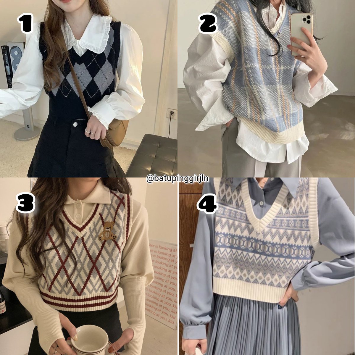batupinggirjln's tweet photo. 🌻 REKOMENDASI VEST / ROMPI CANTIK 

Beli disini 👇
1 https://t.co/0hCsMFzaE0
2 https://t.co/aSCfEX92V6
3 https://t.co/JvOezvh94m
4 https://t.co/GwptT9jGPF

Tag: kevin have a save flight Yoongi haechan park jimin special dj taehyung pbsi NPWP sehun dufan minions herry #kamday https://t.co/waQDCaEMqm