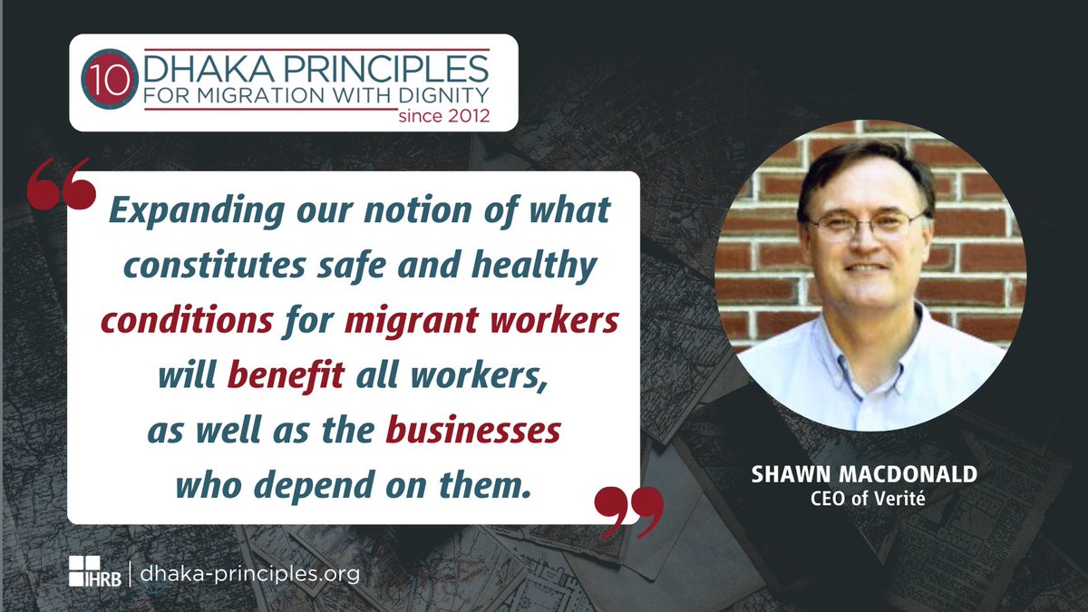 ihrb's tweet photo. Read this month’s commentary on Principle 7 of the #DhakaPrinciples by @VeriteNews CEO @ShawnMacDonal18 – reflecting on the importance of guaranteeing safe and decent conditions for migrant workers🔎➡️ https://t.co/73W8gFHyUV https://t.co/csNFaPQ6Cl