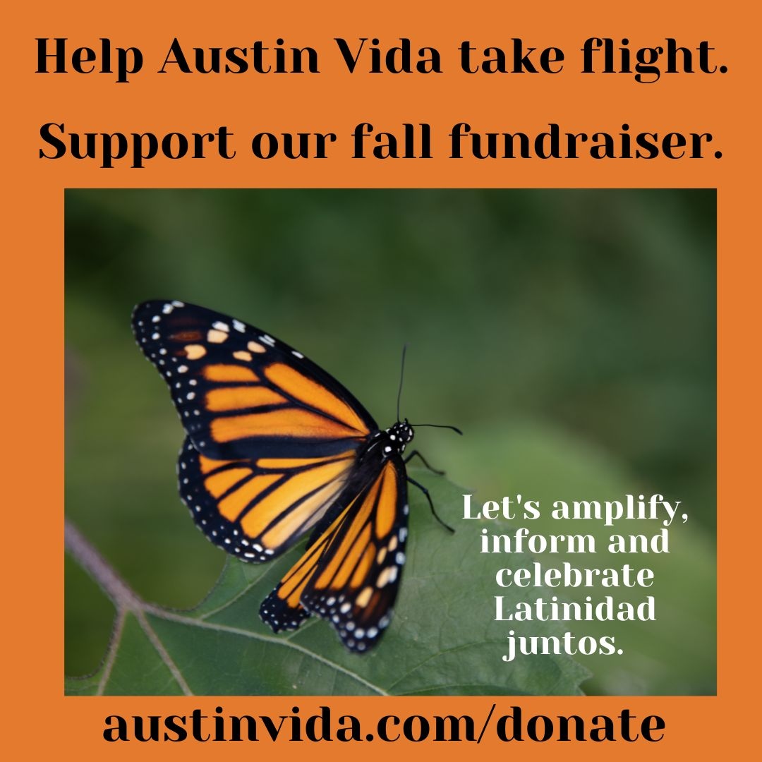 AustinVida's tweet photo. Do you want to support local journalism that amplifies, informs, and celebrates Austin's Latinidad? Become an Austin Vida member before our fall fundraiser ends Wednesday!
You can also support with a one-time, tax-deductible donation of any amount.
https://t.co/1D0pSfFp2y https://t.co/j8wrSaz4XD