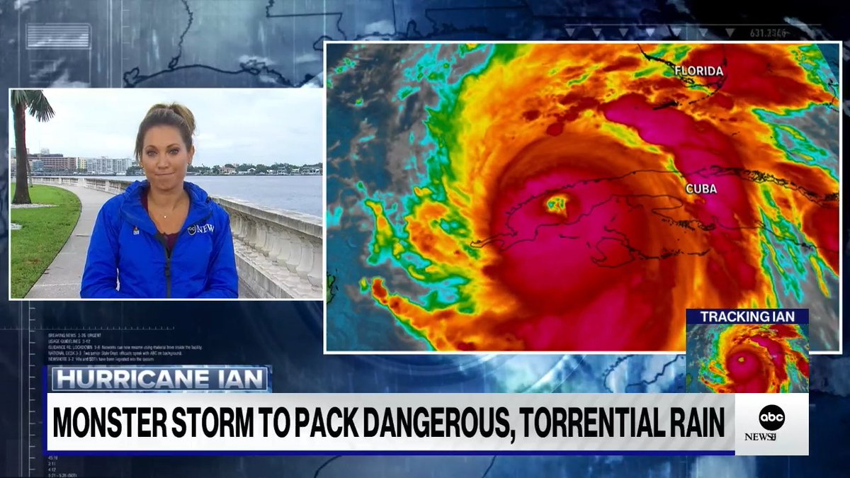 ABC News Live on Twitter "Hurricane Ian is heading to Florida, with