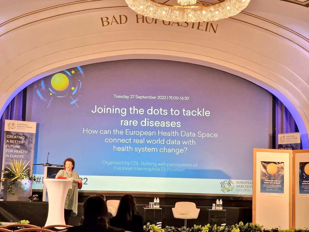 AthanasiosFilip's tweet photo. Looking forward to joining this #EHFG2022 session, bringing the  perspective on #healthdata in the #rarediseases to the table.
How can the EU health data space @EU_Health connect the RWD with health system change? 
#YFG #HealthUnion @EHC_Haemophilia
@CSLBehring
@YoungGasteiners https://t.co/BIgfUFvggA