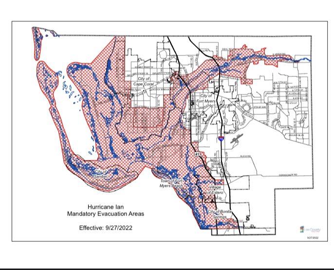 Kaitlin knapp on twitter breaking zones a and b in lee county are