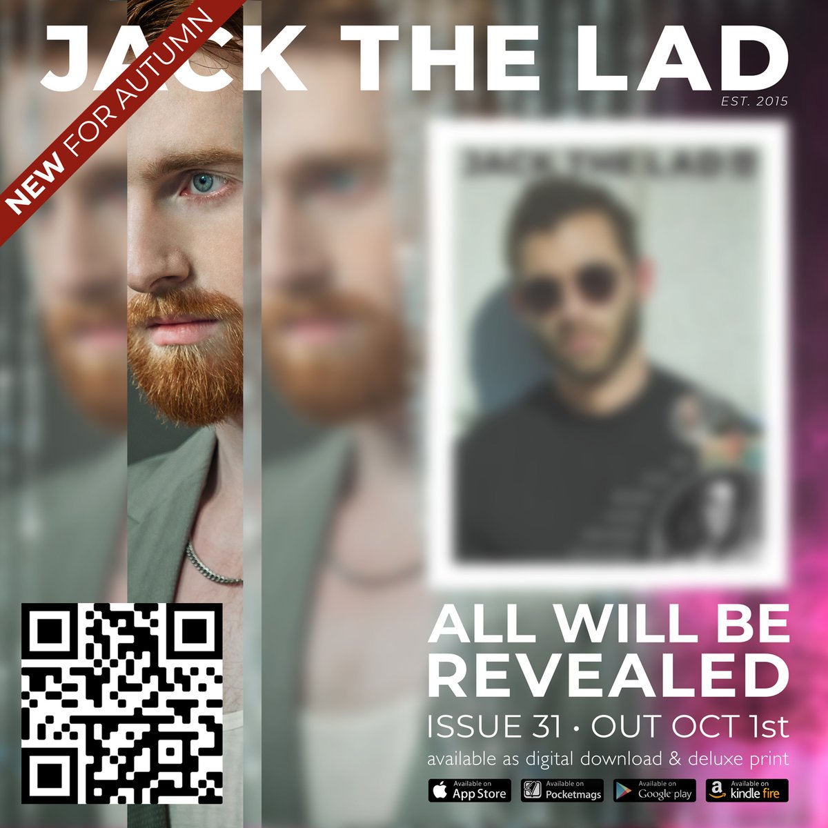 With 4 more days before our 31st Issue drops, here's a new teaser of Jack The Lad's brand new Autumn/Winter edition. Under the cover you'll find 164 pages packed with new queer art, stunning photography, movie reviews and in-depth interviews. Out Oct 1st. bio.site/jacktheladmag
