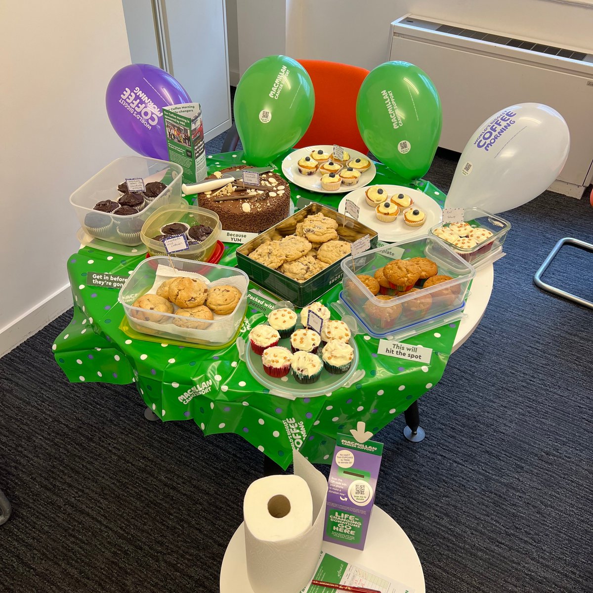We hosted our <a href="/macmillancancer/">Macmillan Cancer Support</a> Coffee Morning in the office today, raising money and stuffing our faces for a great cause!

#macmillancoffeemorning #fundraising