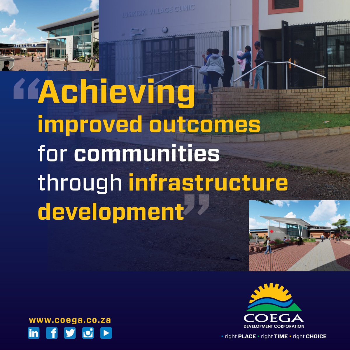 coegadevcorp's tweet image. [MEDIA RELEASE]

“..two critical health infrastructure projects led by the CDC, with monitoring by the NDOH Project Management Office, Zithulele and Bambisana District Hospitals, are underway.&quot;

Read: bit.ly/3DTP8OQ 

#coegadevcorp #implementingagent #infrastructure