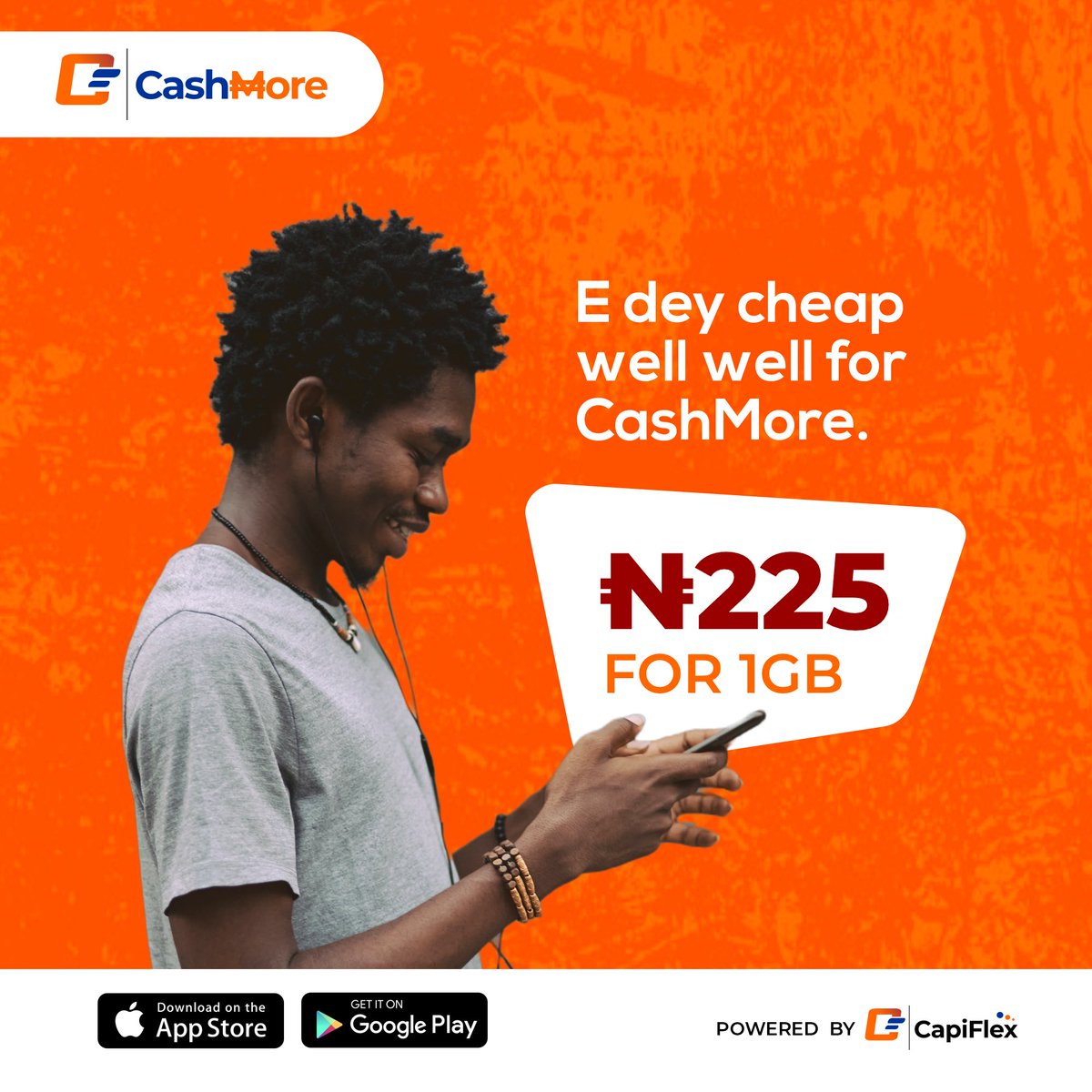 CashMore_NG's tweet photo. There’s no dulling with us, but e dey cheap well well for here! 😋😋

#bossofpayments #cashmore #cheapdataplans https://t.co/0lD9gNgoui