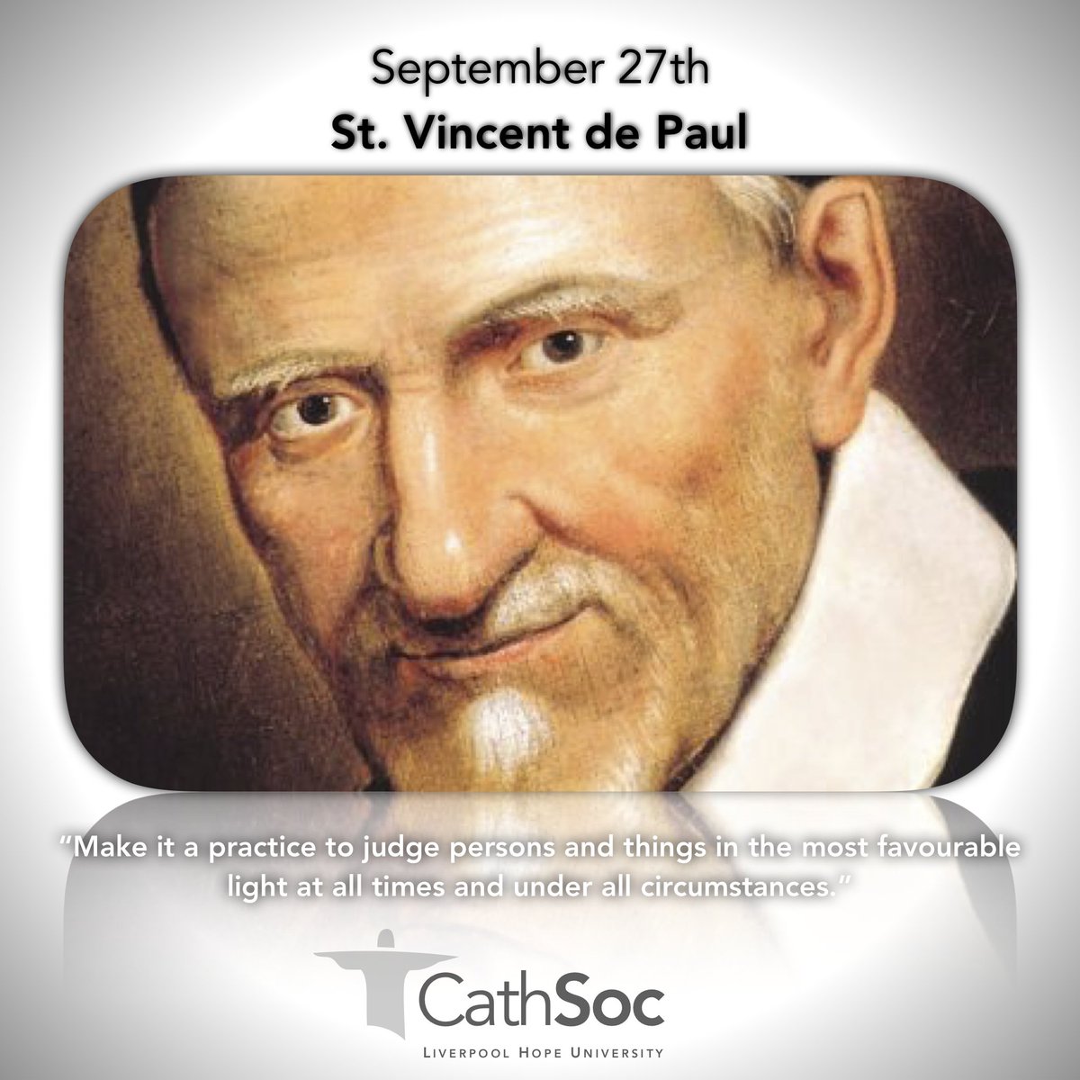 hopecathsoc1's tweet image. Today we celebrate the Feast of St. Vincent de Paul who is known for his devotion to the poor. His example reminds us of our Christian duty to share our material wealth, no matter how large or small, for the benefit of others. #SaintOfTheDay #Catholic #CathSoc #LiverpoolHope