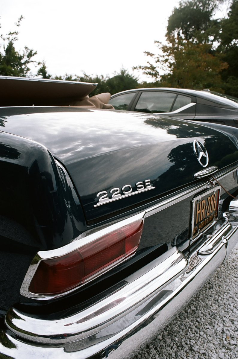 Shot this fire Benz when I was upstate on 35mm