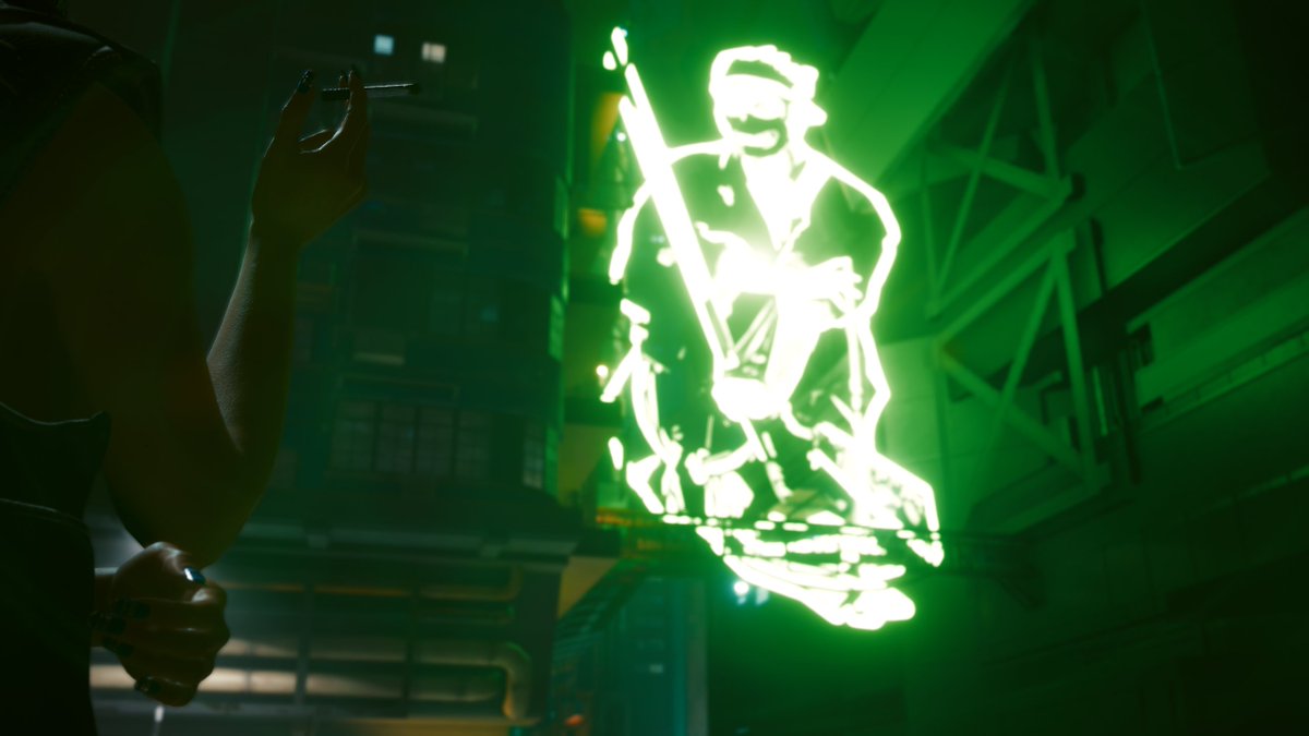 flakyferr's tweet photo. @CyberpunkGame Luckily Gr3en is my favourite color.💚 #BeyondFast https://t.co/B1F6aVqf3d