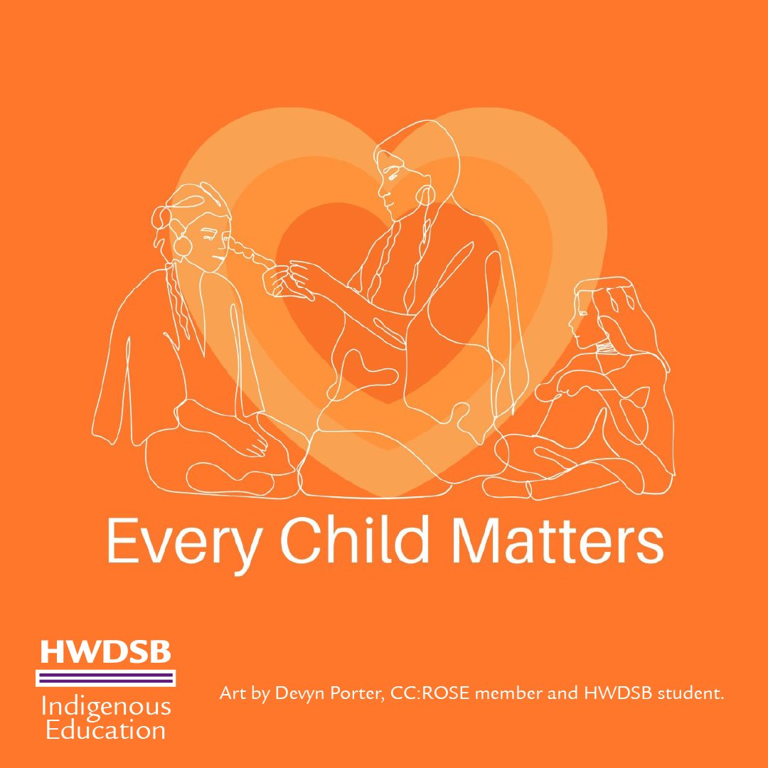 On Friday, September 30, we encourage you to wear orange to honour the children whose lives were lost as well as survivors, families and communities experiencing the lasting effects of Canada’s Residential Schools.

Full message ahead of Orange Shirt Day: hwdsb.on.ca/blog/orange-sh…