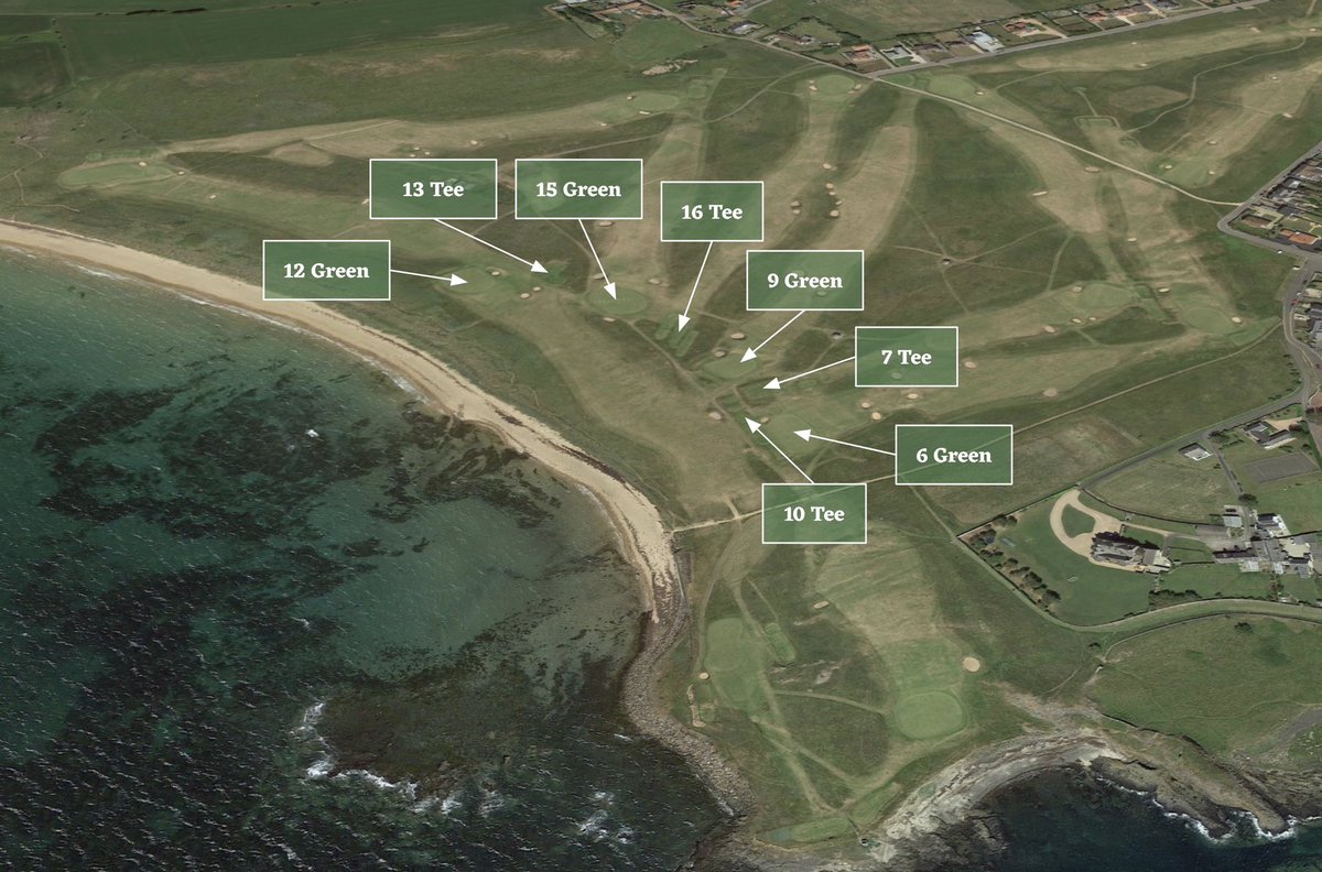 bogeytrains's tweet photo. Elie’s routing cleverly crams holes onto a ridge overlooking Blackness Bay.

Four greens and four tees all sit on/around this same feature! https://t.co/ZWCWWu6l6A