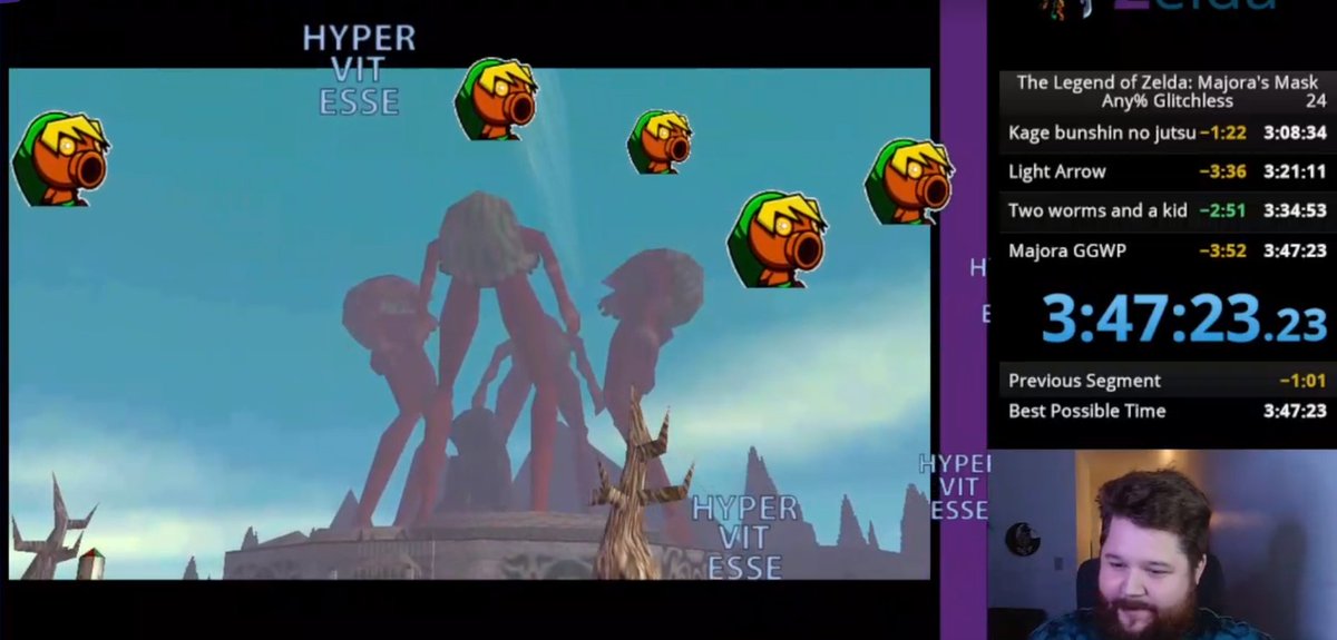 Après un début de run en montagnes russes hier, on est réussi à aller chercher un autre PB ! #twitchquebec #speedrun