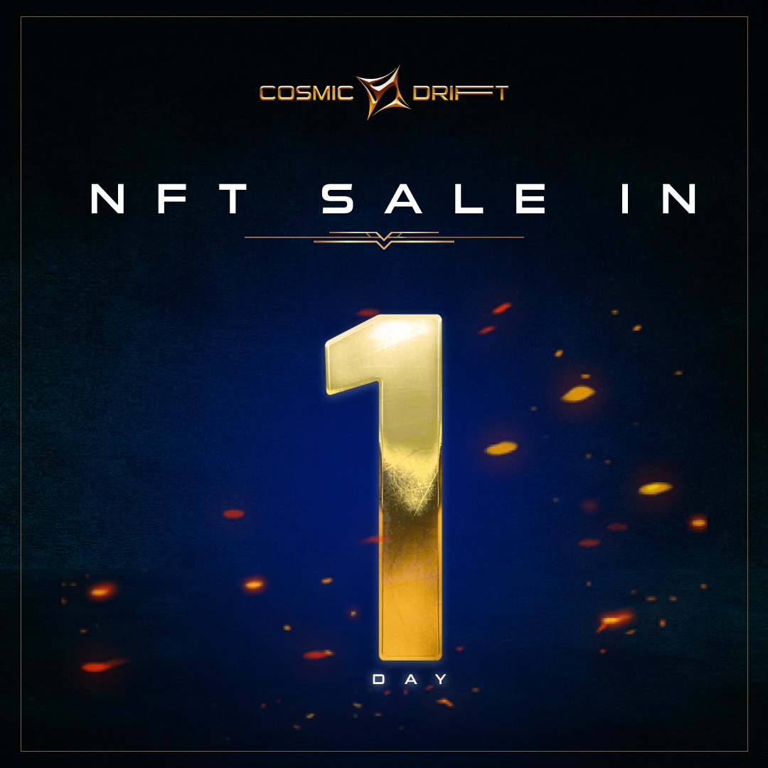 CosmicDriftGame's tweet image. 🚨1 Day to our first NFT Sale!🚨
The day to #AnswerYourSummon draws closer.🗡️
Our first ever NFT character asset drop arrives on the 28th of September 2022!✨

#nftsale #NFTLaunch #NFTmint #NFTminting #NFTmintalert #nftmarket #1dayforsale #nftgiveaways #nft #mintday #nftgame