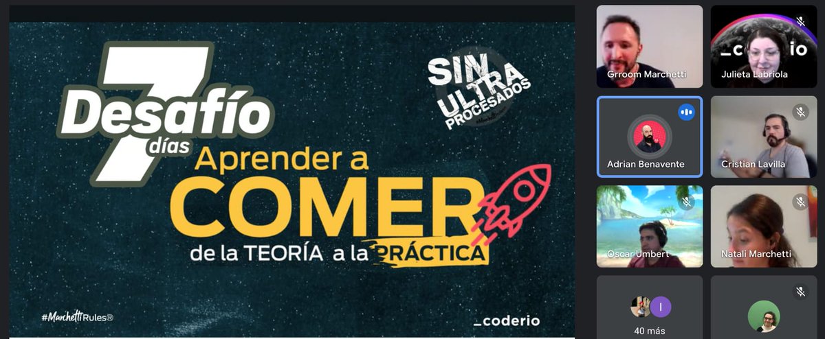We invite <a href="/marchettirules/">@Matias.Marchetti</a> to help us answer the dreaded question of every day "What do we eat today?" in a practical and healthy way🍏 He challenged us to try his 7-day plan without ultra-processed food🔝 Matías, thanks for your time and your wisdom! #MarchettiRules #BeCoderian