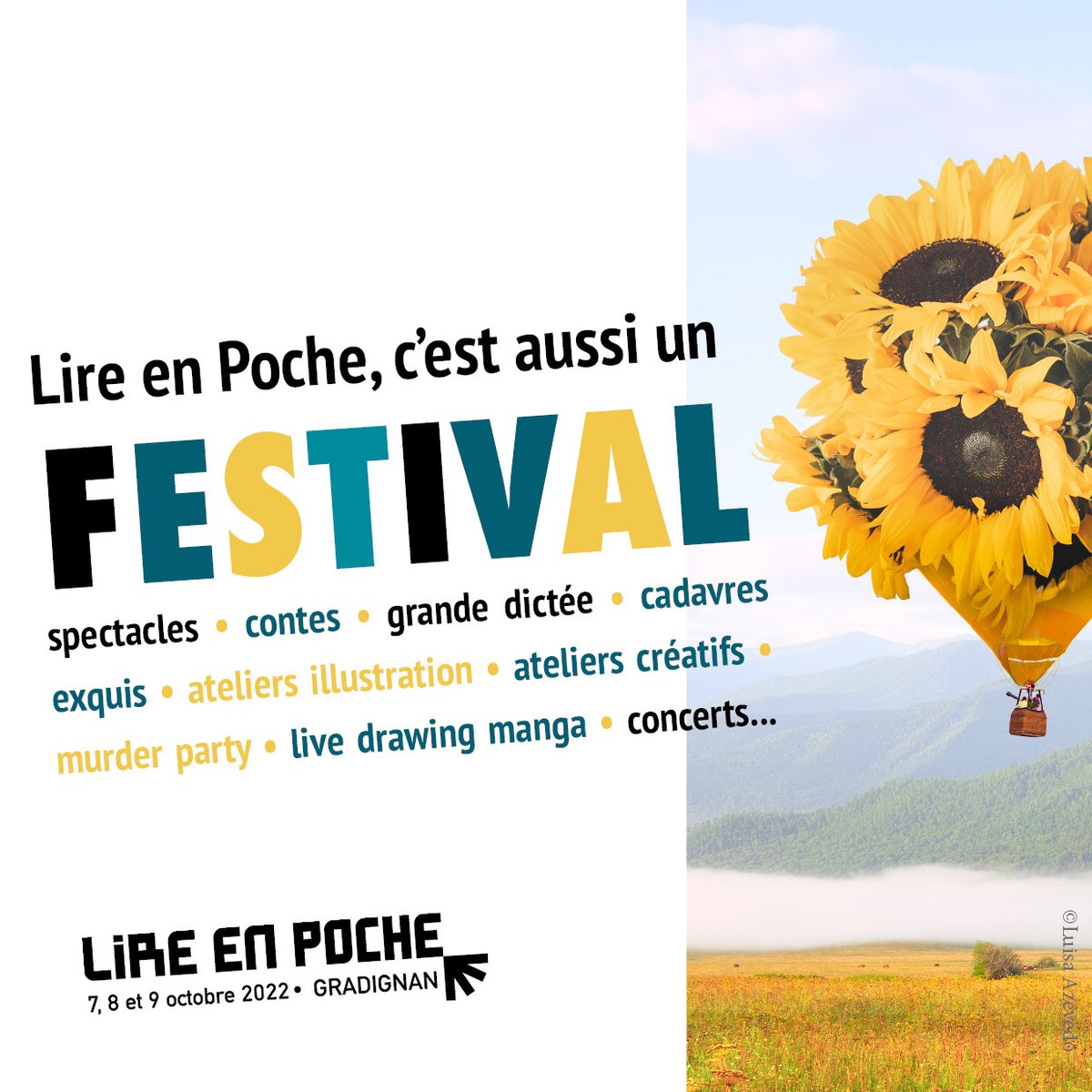 Lire en Poche c'est avant tout un moment de fête, de partage et de rencontres, avec des animations tout au long du week-end  ! 

 Au programme : théâtre, spectacles, murder party, escape game, ateliers d'écriture et plein d'autres !

 #festivaldulivre #Lep2022 #lireenpoche2022