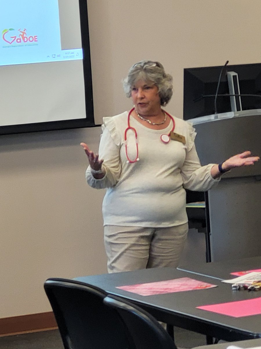 Today media specialists are learning how to grow their practice as a librarian to become the HEART of their school!!  Donita Hinkley, Library Media and Resource Specialist at GaDOE, is in the house!
<a href="/AlligoodJuli/">Juli Alligood</a> 
<a href="/georgiadeptofed/">Georgia Department of Education</a> 
<a href="/TomberlinBonnie/">Bonnie Tomberlin</a> 
<a href="/Donita_Hinckley/">Donita Hinckley</a> 
<a href="/daaj14/">Dr. Damita James</a>