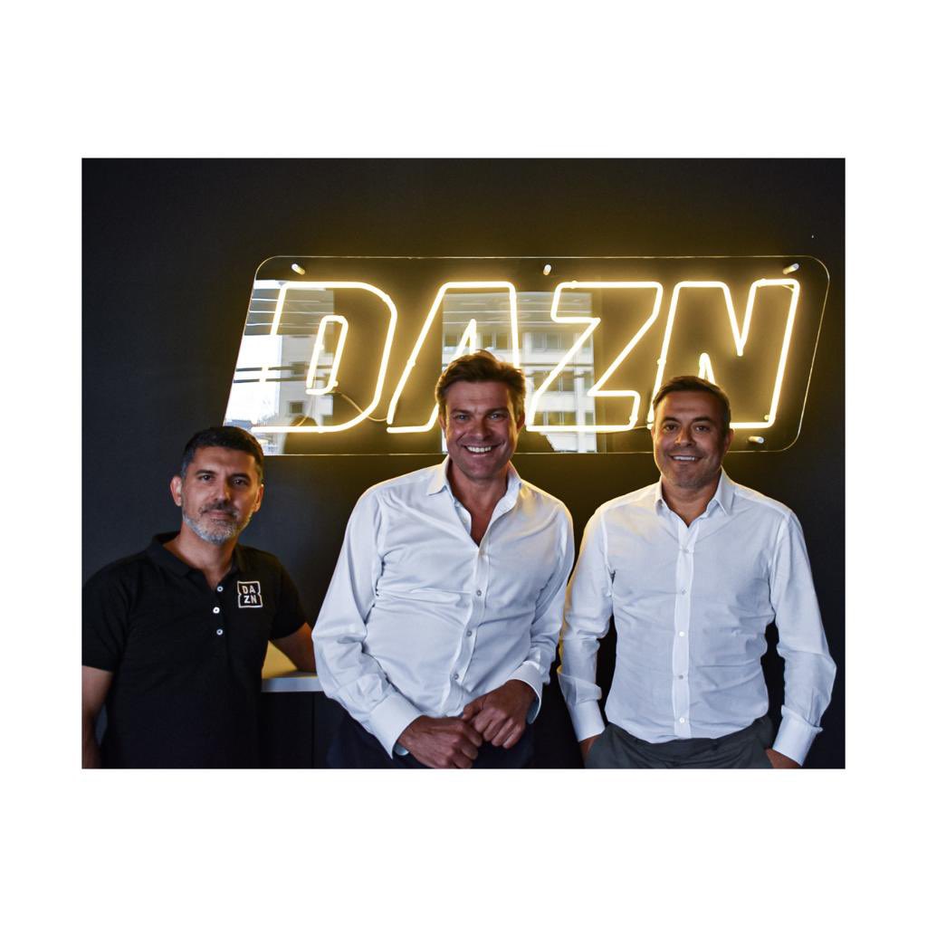 A new chapter starts today. Exciting time ahead , together building THE global sports destination @dazngroup @ElevenGroupCorp @DAZN_IT @DAZNBoxing @DAZN_ES @DAZN_CA @ElevenSportsBEn @ElevenSports_PT @ElevenSportsBEf @ElevenSportsJP @ElevenSportsSEA