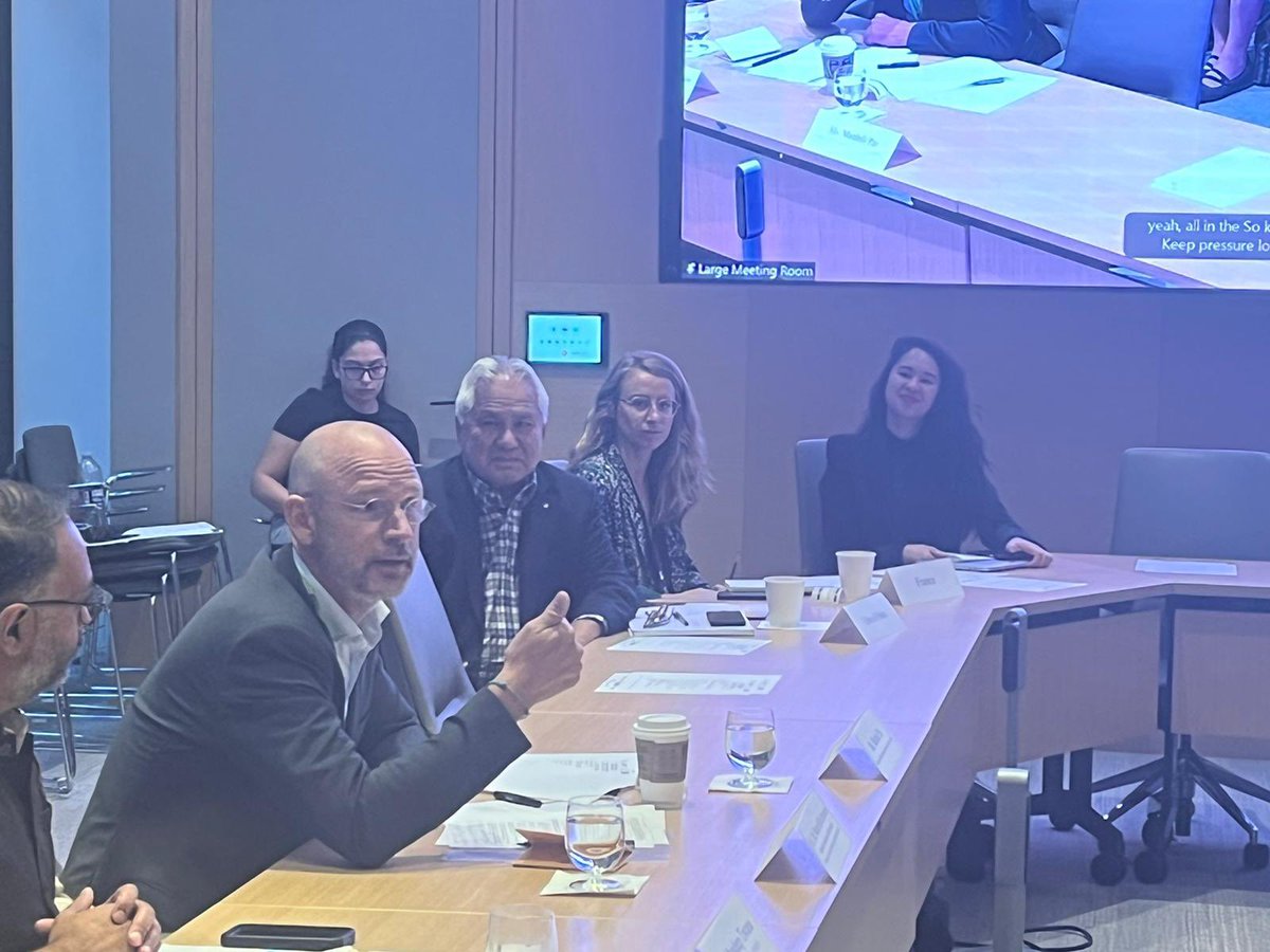 This morning 🇩🇰 🇺🇳Ambassador  <a href="/BilleHermann/">Martin Bille Hermann</a> joined the #OCA discussion series on how to strengthen democratic participation, representation &amp; inclusion in the multilateral system

🇩🇰 is a 💪believer of cross-sectoral partnerships: Nothing about you without you #UNmuteCivilSociety