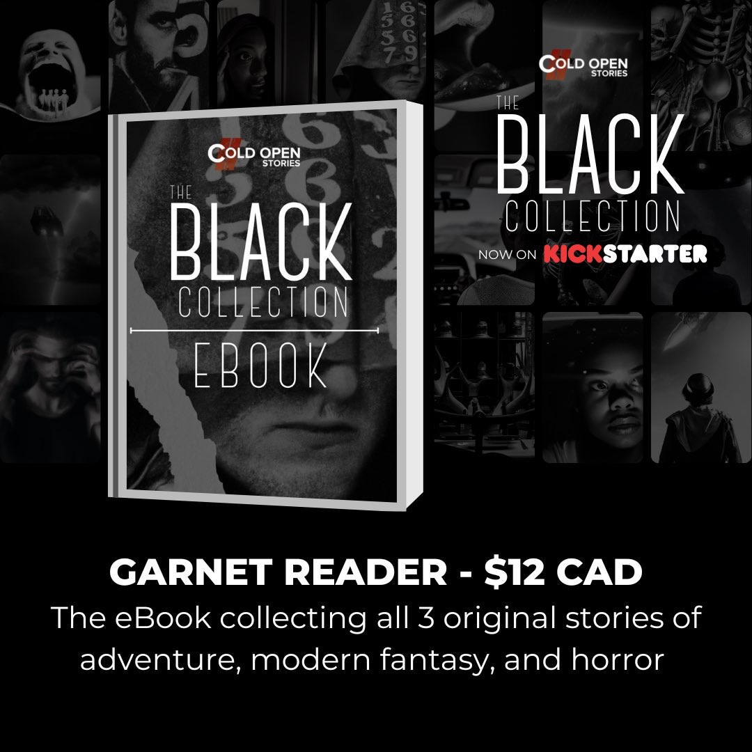 ColdOpenStories's tweet photo. What IS the Black Collection?๐ด๐งฎ๐ธ
The #Kickstarter is an #audiodrama anthology of three tales, complete with an #ebook, #artbook, and other goodies.
Learn more at https://t.co/uGsNuYC40P
#voiceacting #blacklibrary #grimdark #thriller #horror #scifi #reading #coldopenstories https://t.co/3svAz3B0rL