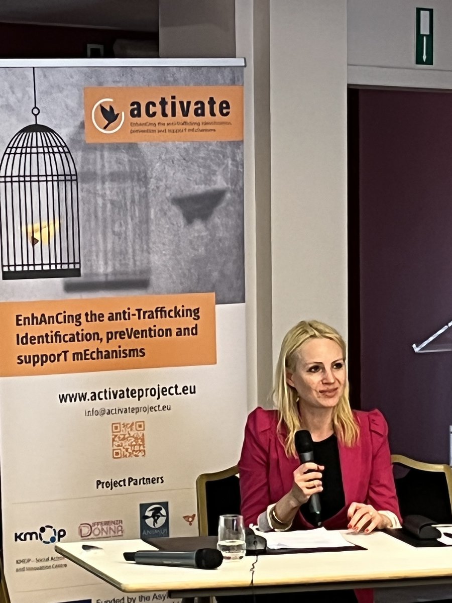 kmop_org's tweet photo. #happeningnow | Tatyana Kotlyarenko, Advisor on Anti-Trafficking Issues – (@osce_odihr) is now analyzing the importance and the role of the National Referral Mechanisms in emergency situations, focusing on the case of #Ukraine.
@EUHomeAffairs #humantrafficking #ProjectActivate https://t.co/weUHnDCUV8
