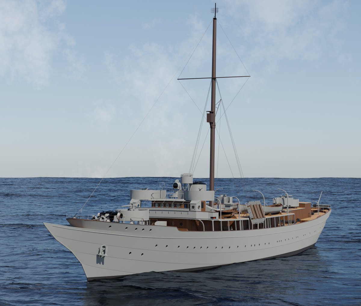 USS Sea Cloud (IX-99)

#Blender3d