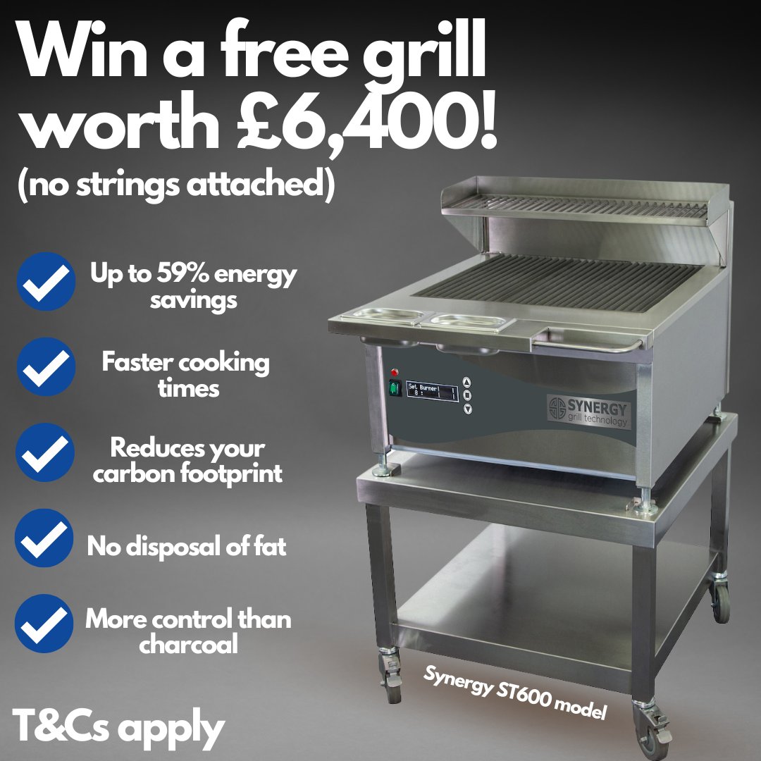 😱 WIN A FREE SYNERGY GRILL 😱 Fancy winning a brand-new Synergy Grill (ST600) simply by sharing your current gas/electric bill? Click here: bit.ly/3LQk9VJ to fill out a short entry form 📝