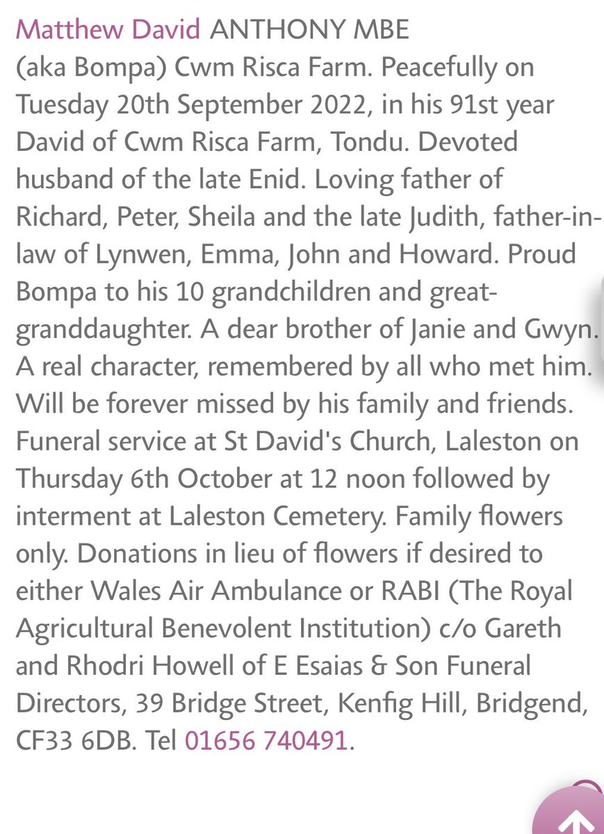 Jacob Anthony (@jacob_cwmrisca) on Twitter photo A week ago today we sadly lost Bompa, a true one of a kind character. I feel incredibly fortunate to have been able to live & work alongside my grandfather everyday for so many years, making lots of special memories ❤️ A week ago today we sadly lost Bompa, a true one of a kind character. I feel incredibly fortunate to have been able to live & work alongside my grandfather everyday for so many years, making lots of special memories ❤️