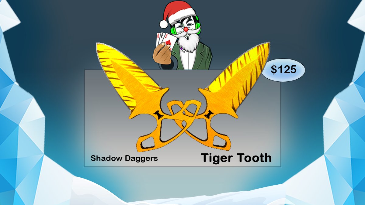 ⭐️Shadow Daggers #CSGOGiveaway #7/10⭐️

To Enter:

✅Retweet
✅Like/Comment/Sub (PROOF!)
youtu.be/Ho1h264PBfA

⏰Ends in 72hrs! GL!🍀