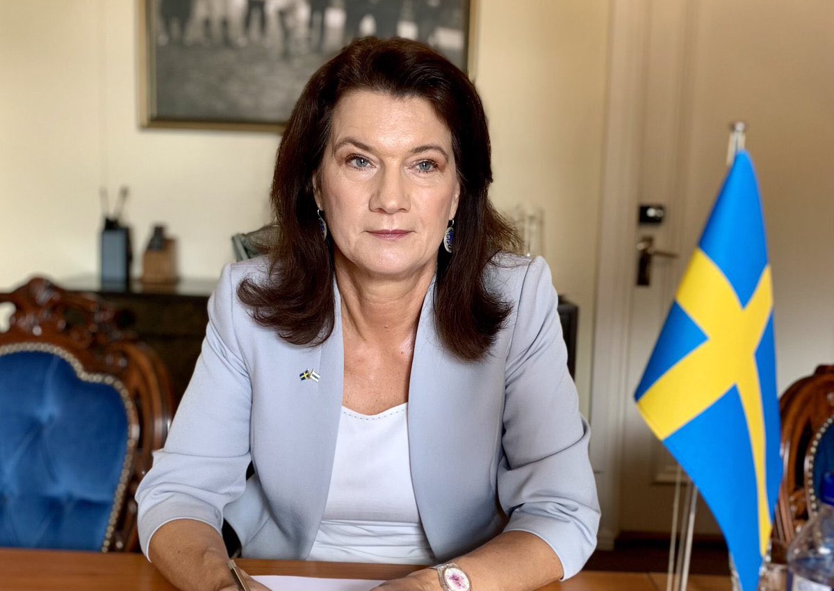 visegrad24's tweet photo. Sweden’s Foreign Minister, Ann Linde, has stated that the Swedish government is going into a crisis meeting due to the suspected sabotage action against the Nord Stream pipeline in Swedish waters. https://t.co/CmIMdJclGX