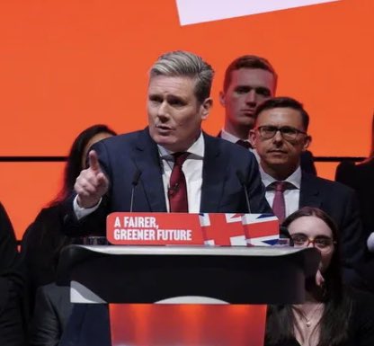 For 8 yrs I’ve been writing ‘ambitious’ policy asks on renewables and green jobs. Today out of the mouth of our next PM, Keir Starmer, I’m hearing some of those echoed back. 100% renewable electricity by 2030 ☀️, green steel 🔨, 19 million homes insulated 🏡. Feeling VERY EXCITED