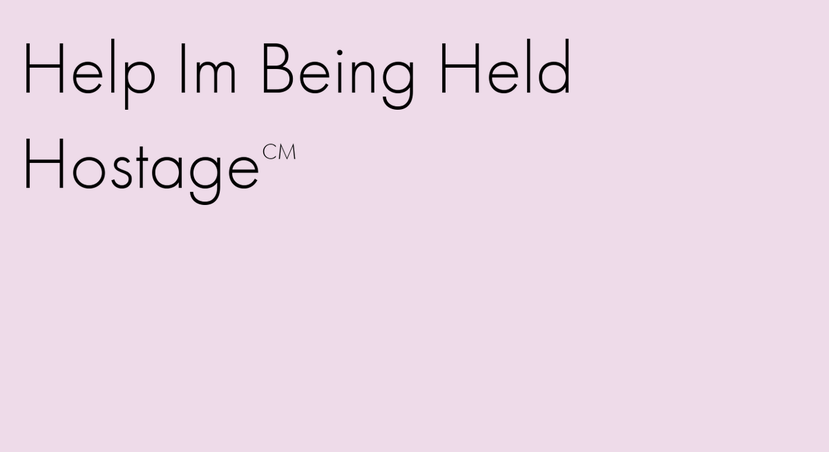 ColorMarkOrg's tweet image. Help Im Being Held Hostage #colormark 
…p-im-being-held-hostage.colormark.org