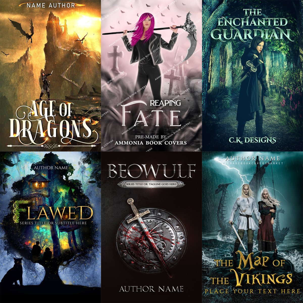 TheBkCvrDesignr's tweet photo. Here are some of this week's new Fantasy additions to our #bookcover catalog, including designs from @ckbookcovers, @AmmoniaCovers, @gayaliberty and more!

#UrbanFantasy #EpicFantasy #YAFantasy #amwritingfantasy https://t.co/ykonMFljcF