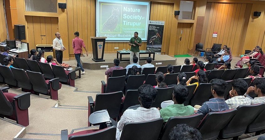 nsskpriet's tweet photo. Eco club in association with NSS-UBA of KPR Institute of Engineering and Technology, conducted an bird awareness event on "Role of Birds in Ecosystem" by Mr. Rtn. Ravindran Kamatchi, Nature Society of Trippur on 10.09.2022 in KPRIET Campus.
@nss_chennai @_nssindia 

#kpriet #nss https://t.co/4hcTu1DUsf