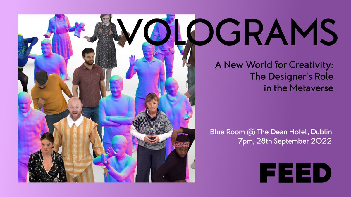IdiFeed's tweet photo. 🤤Whet your appetite with this @IdiFeed #speaker: 
Dublin-based tech startup @volograms powering user-generated content creation for immersive platforms.

🎟️ Grab your slice of creativity before tomorrow's #idiFEED sells out👉🏻 https://t.co/i3wOOSIOFA

@MOLA_Arch @BillionStudio https://t.co/1K8sNJXKU1