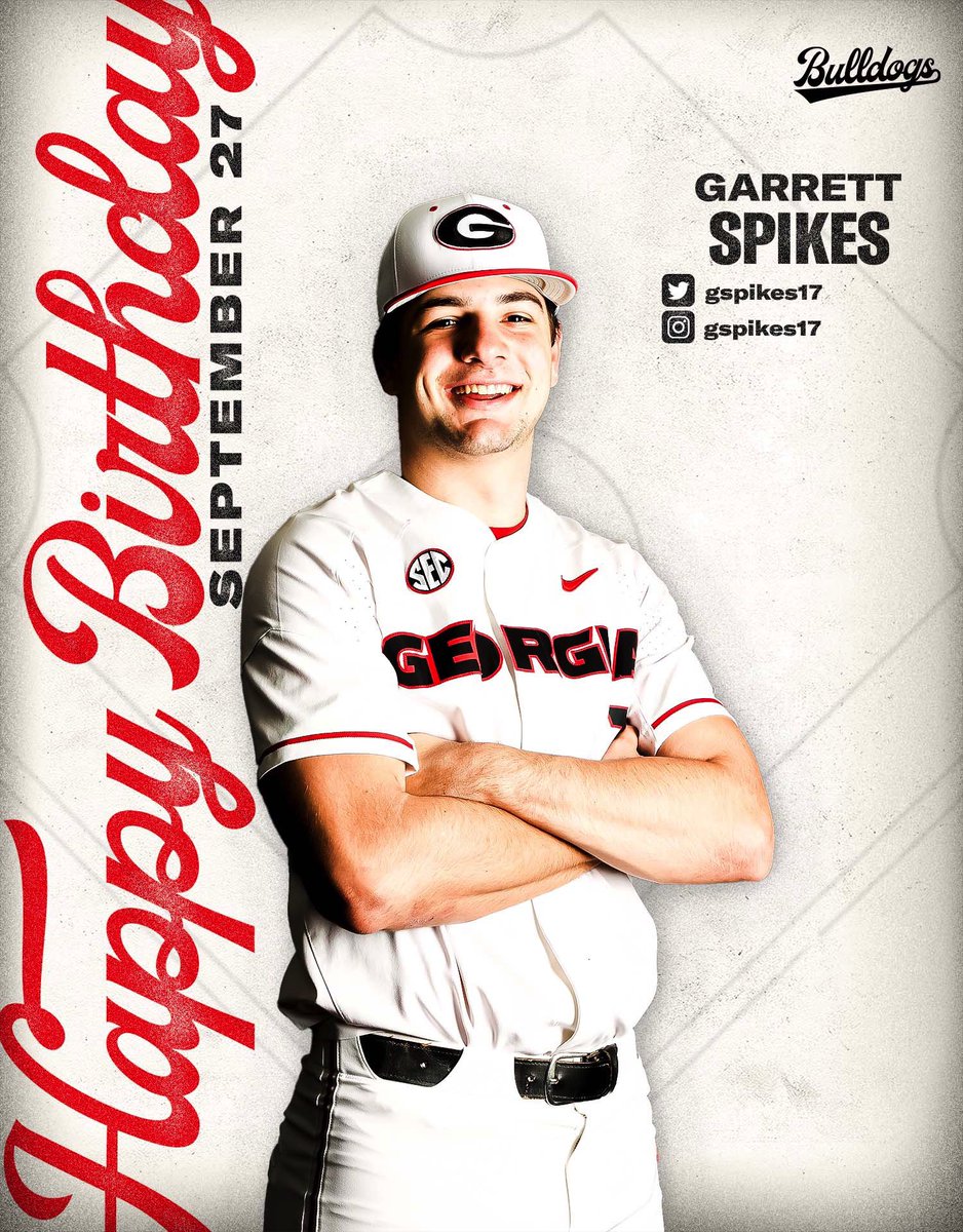 Happy Birthday Garrett Spikes‼️ #GoDawgs