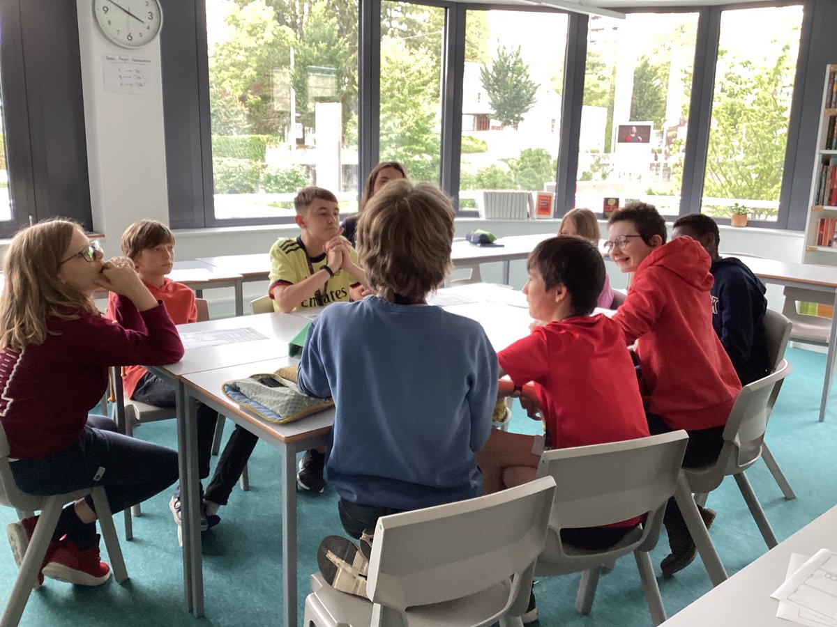 GesSecondary's tweet photo. Our students are enjoying our Extra Curricular Activity of Dungeons and Dragons / Board Games Club. Great to see students from Y7 - Y12 strategising and problem solving together. https://t.co/H6i2K6VL9E