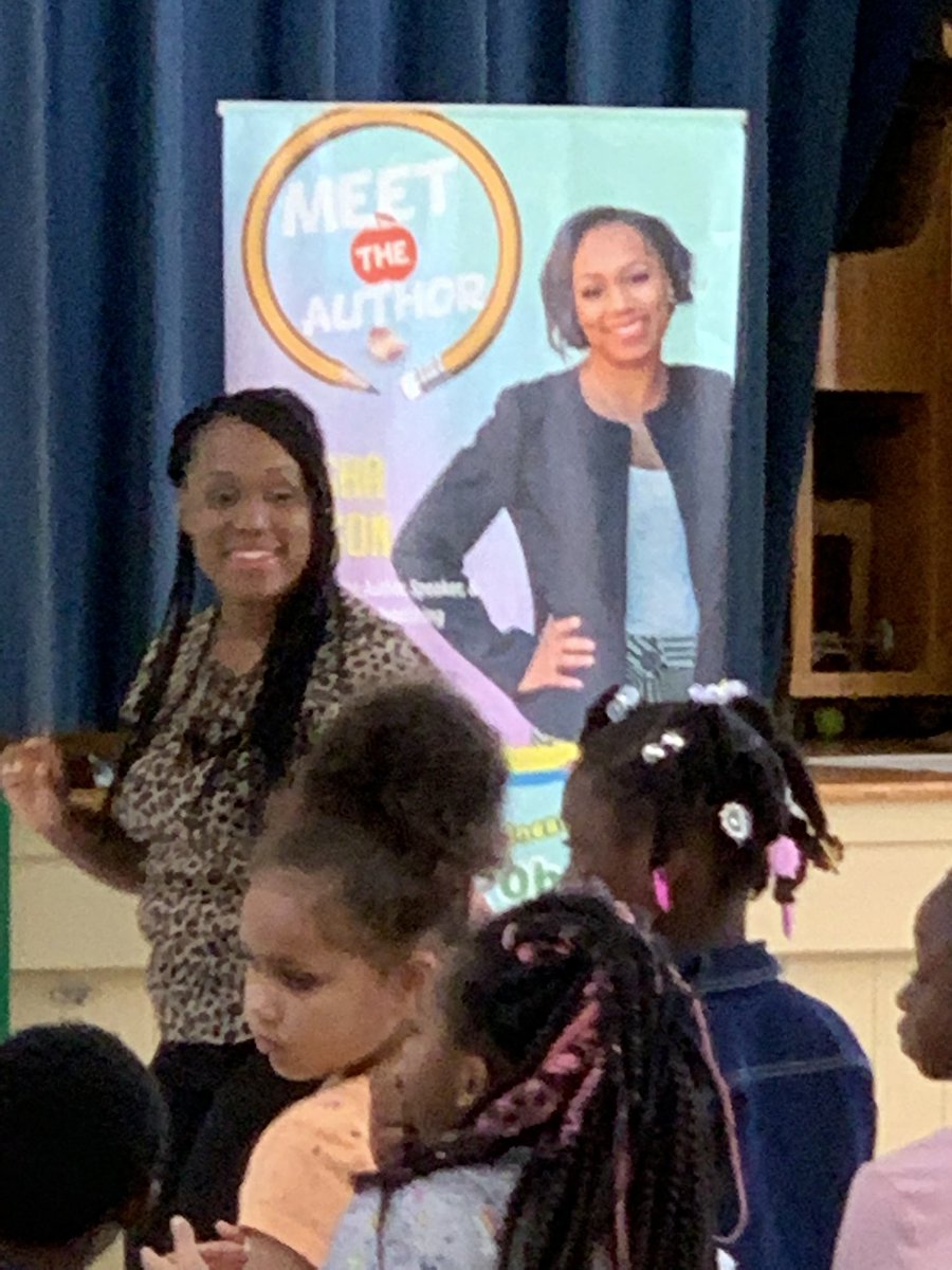DrLaura1959's tweet photo. Well-known author and speaker Aniesha Jackson visits MWES. @CumberlandCoSch @lindsaywhitley https://t.co/ZXAx6LbD3l