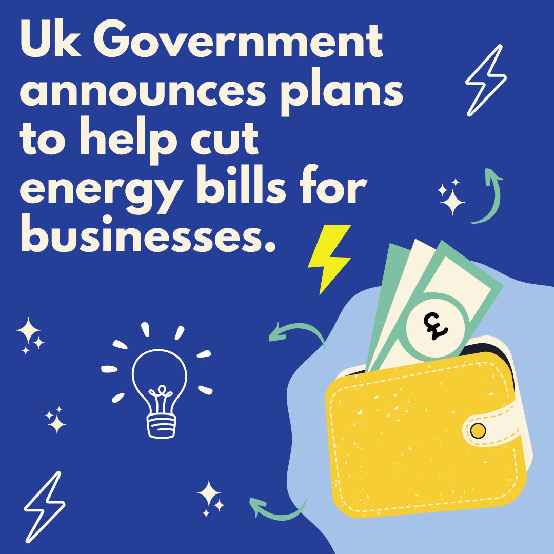 UK Government outlines plans to help cut energy bills for businesses. 
This is a worrying time for businesses as we head into the winter months. On 21 September 2022, the UK Government announced measures to help businesses through the energy crisis.
gov.uk/.../energy-bil…...
