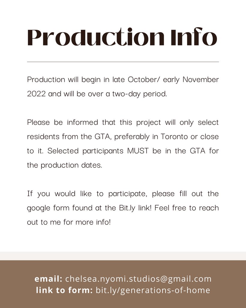NiaCentre's tweet photo. Call for Participants 🔈️

Director @ChelseaNyomi is searching for participants to share their stories in a new short doc about Little Jamaica, Toronto. 

Use the link below to fill out the form. 

 https://t.co/5tEH0FwYUA https://t.co/qjGaS29jtF
