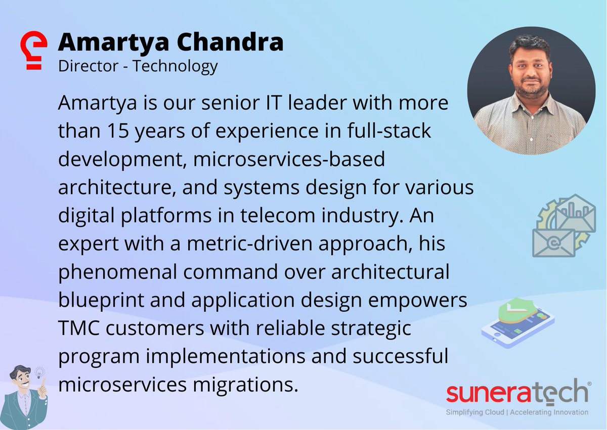 SuneratechTMC's tweet photo. Introducing our Director of Technology Amartya Chandra

For more updates please follow our @SuneratechTMC page.

#leadership #announcements #introduction #teamleaders #technologyhead #ithead #directors #director #innovation #applicationhead #leaders @amitx0x @amayjoshi https://t.co/3xibgSxihC