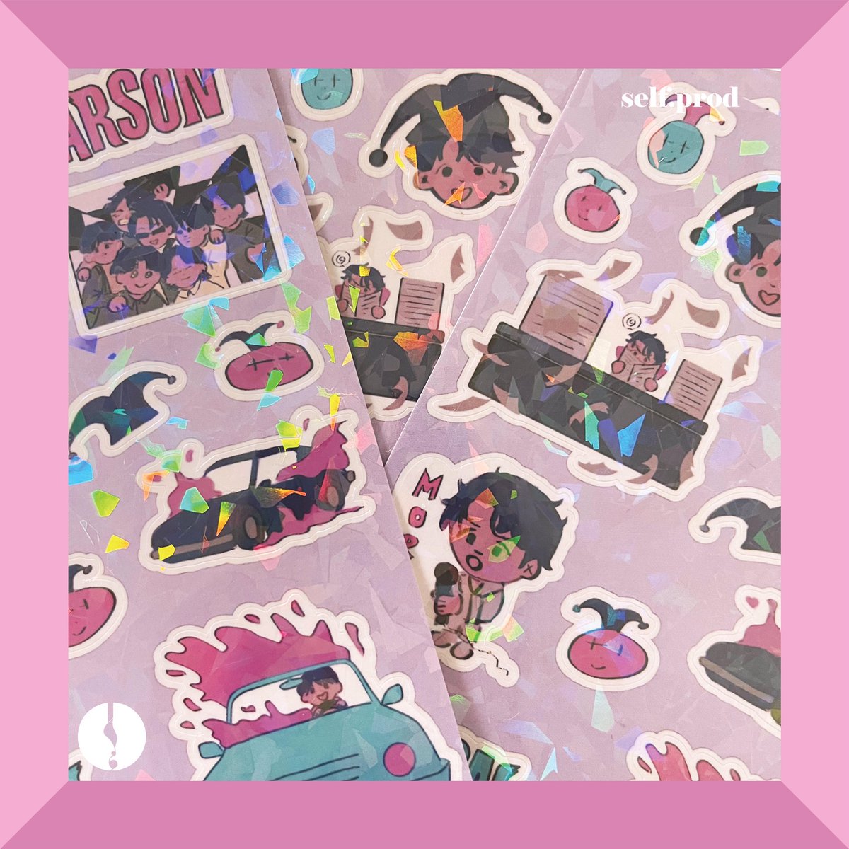 selfprod_id's tweet photo. Hello! We're back with special ARSON product : 

- ARSON STICKER -
Rp 24.500,-

link :  https://t.co/KCVYYfQuq1

#bts #BTSARMY #fanmerch https://t.co/BPzbPwYXBh