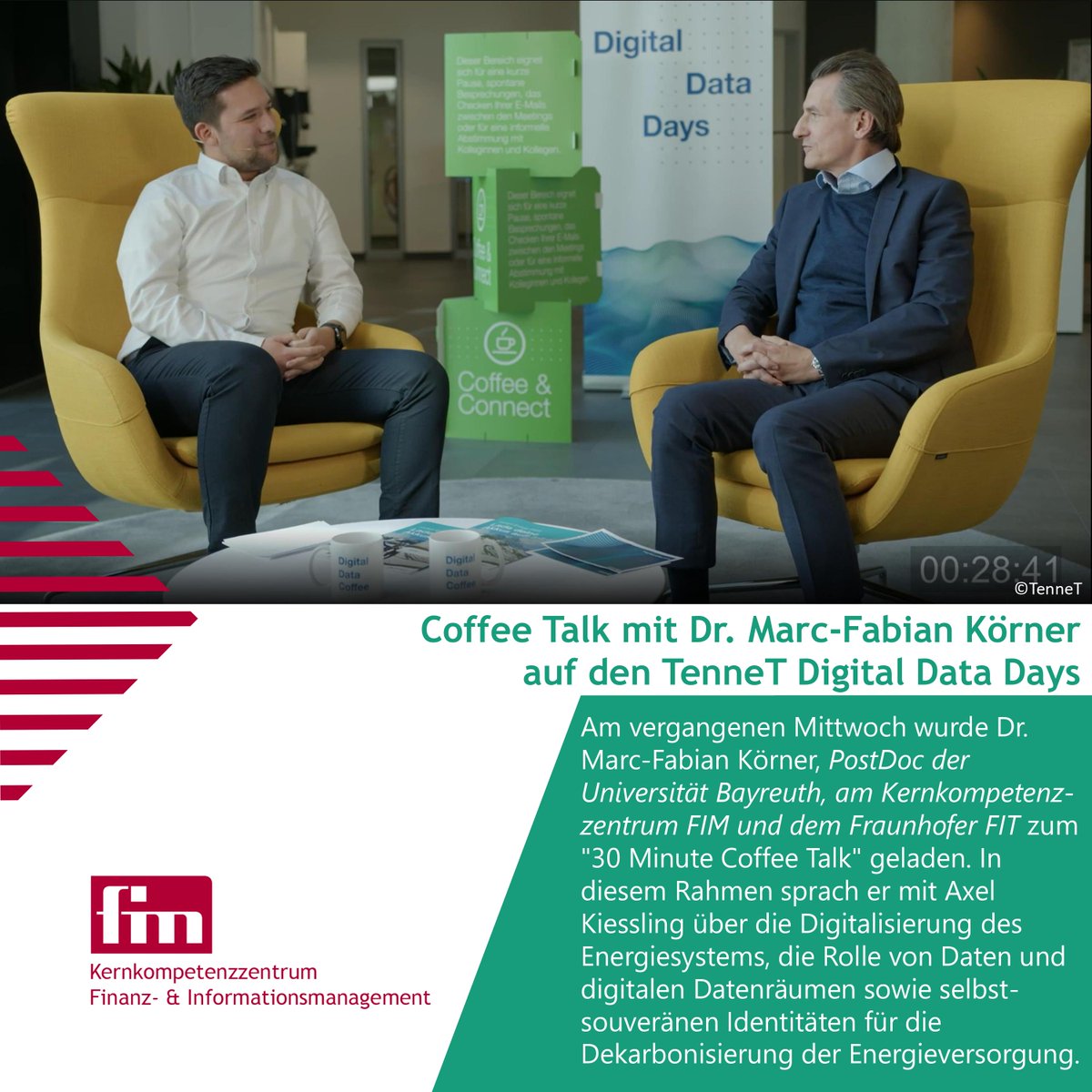 Wie sieht die Digitalisierung unseres Energiesystems aus? Und welche Rolle spielen hierbei Daten, digitale Datenräume und selbstsouveräne Identitäten (SSI)?

Das gesamte Interview gibt es hier: 
tennet-digitaldataday.eu/events