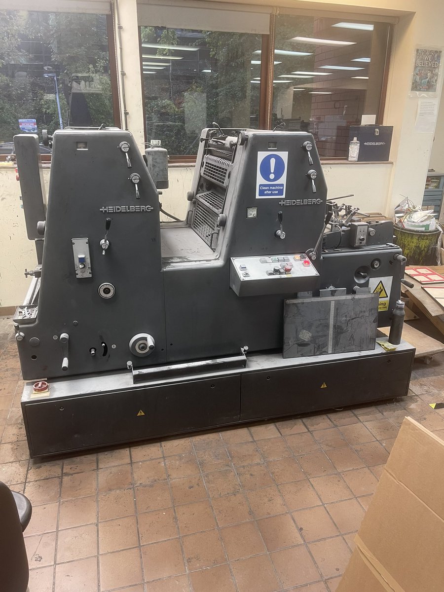 MidlandM's tweet photo. 1997 Heidelberg GTO52-2 two colour with DDS dampening . https://t.co/rcpCaQvaYa https://t.co/ZOFOCnt7Gq