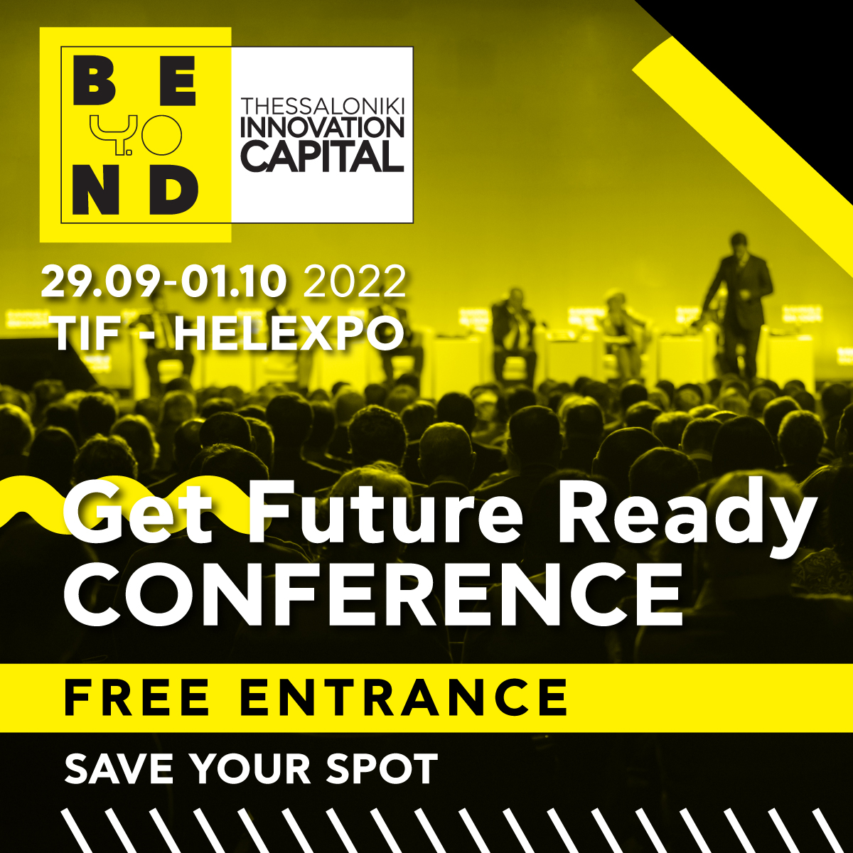 Beyondexpo1's tweet photo. 📅 29Sept-01Oct
📌 TIF Helexpo  

𝐒𝐀𝐕𝐄 𝐘𝐎𝐔𝐑 𝐒𝐏𝐎𝐓 𝐀𝐓 𝐓𝐇𝐄 𝐁𝐈𝐆𝐆𝐄𝐒𝐓 𝐓𝐄𝐂𝐇 𝐒𝐔𝐌𝐌𝐈𝐓!
🎤+50 international speakers
🙌 parallel stages
🕛 2️ days

👉 Register now and participate for 𝗙𝗥𝗘𝗘: https://t.co/1MA9xOteHF
𝐆𝐞𝐭 𝐅𝐮𝐭𝐮𝐫𝐞 𝐑𝐞𝐚𝐝𝐲! https://t.co/ONtPAWvMqk