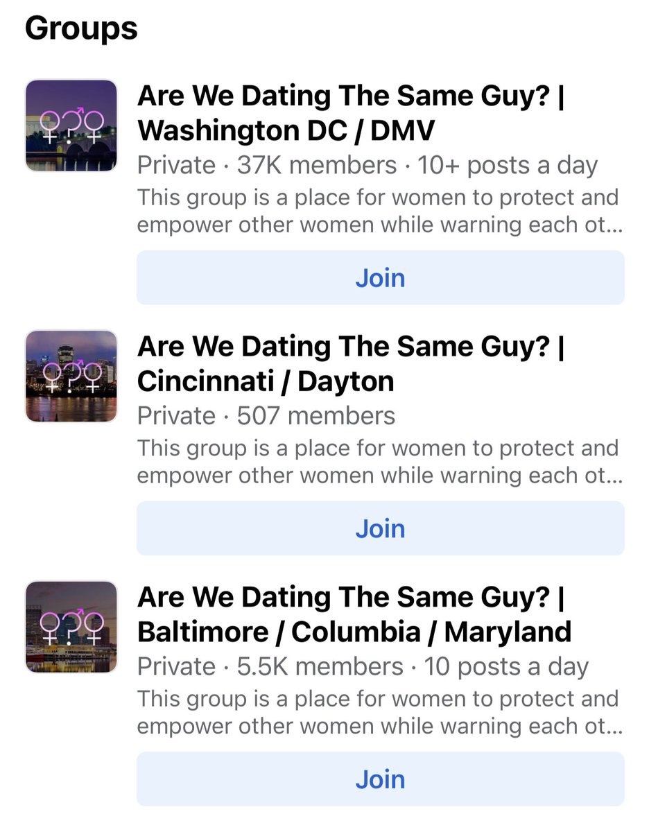 OliviaIsFrank's tweet image. Ladies, if you are dating or married you should join one of these groups on FB. Might save you a lot of headache and/or heartache later. I love this for men. #cheaters #catchcheaters #men #dating
