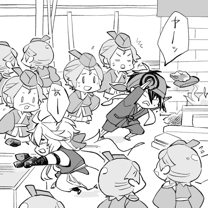 十連鍛刀部屋のわちゃわちゃに混ざりたい 