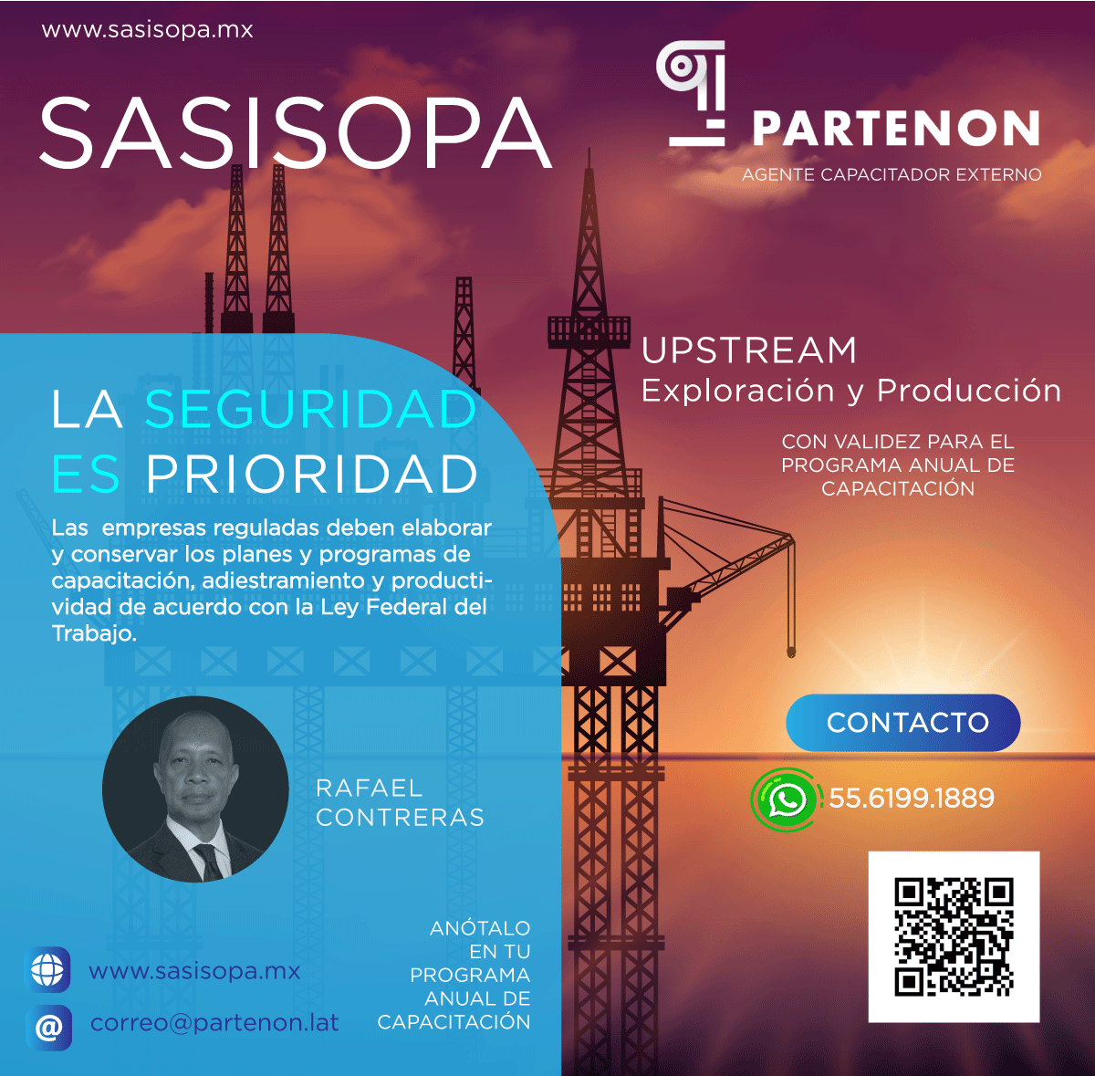 openergie's tweet photo. 📆¿Ya tienes el diagnóstico y el programa de capacitación laboral?  ¿Has incluido al #SASISOPA?
Contrata: Partenon Latinamericano 
Somos Agente Capactiador Externo
📒Curso de capactiación y adiestramiento en #SASISOPA, registrado en @STPS_mx 
https://t.co/dwdUPmGYCn https://t.co/V0CjfBnz6H